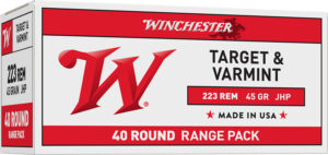Winchester Ammo USA2232 USA 223Rem 45gr Jacketed Hollow Point 40 Per Box/10 Case