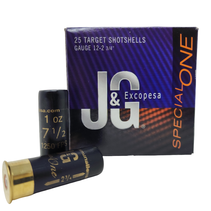 Nobelsport J&G Special One 12 Gauge 2.75 1oz #7.5 shot 1250FPS