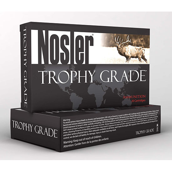 Nosler Trophy Grade .375 H&H Magnum 300 gr AccuBond ammunition box