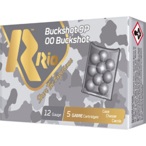 Rio Royal Buck 12 Gauge Ammunition RB9P 2-3/4" 9 Pellets 5 Rounds