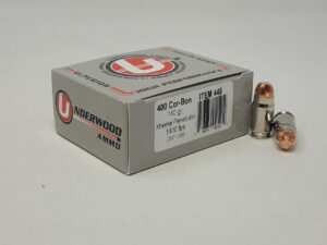 Underwood Ammo .400 Cor-Bon 140 Grain Solid Monolithic Xtreme Penetrator Brass Cased Pistol Ammo 20 Rounds - 449