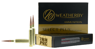 Weatherby Select Plus 7mm PRC 177gr Hammer Custom ammunition box