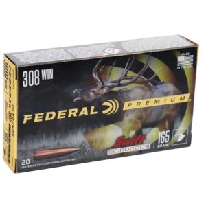 Federal Premium 308 Winchester Ammo 165 Grain Swift Scirocco II Box of 20 P308SS1