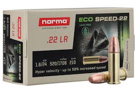Norma 22LR ECO SPEED 24GR PLATED