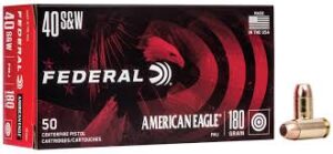 Federal 40 SW 180gr 50rnd FMJ (AE40R1)