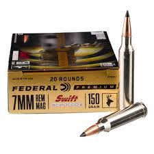 Federal 7MM REM MAG 150GR SWIFT SCIROCCO