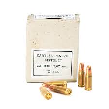 Romanian 7.62×25 Tokarev 72rnds (brass case)