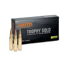 HSM HSM 300WBY168VLD Trophy Gold Extended Range 300 Wthby Mag 168 gr Berger Hunting VLD Match 20 Per Box/ 20 Case