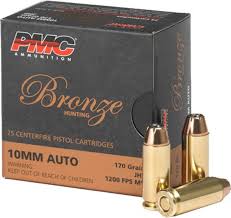 PMC 10mm 170gr JHP 25rnds