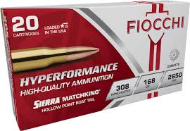 Fiocchi 308 Win 168gr. Match King HPBT (308MKB)