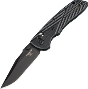 Hogue Deka 3.25" ABLE Lock Folder Clip Point Blade Blk Finish G-10 - Solid Blk