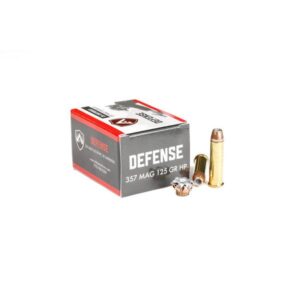 Atlanta Arms Elite Defense .357 Mag 125gr JHP box, 20 cartridges