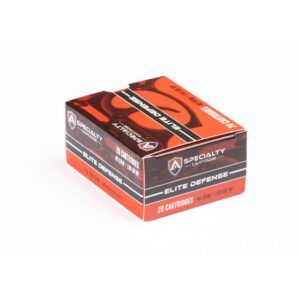 Atlanta Arms Elite Defense .40 S&W 180gr JHP ammunition box (20 rounds)