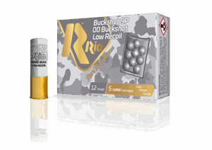 Rio Royal Buck Low Recoil 12 ga 2 3/4" #00 1200 fps 5/ct - RBLR129