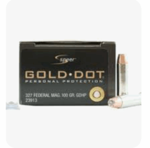 Speer Ammo 23913 Gold Dot 327 Federal Magnum 100 GR Gold Dot Hollow Point - 20rd Box