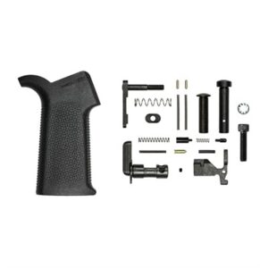 M4E1 LOWER PARTS KIT W/MOE SL GRIP MINUS FCG FOR AR-15 BLACK