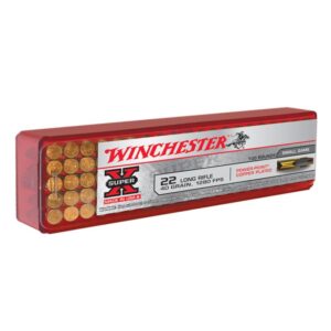 Winchester Super-X 22 Long Rifle Ammo 40 Grain Power Point Hollow Point - X22LRPP1