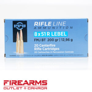 PPU Prvi Partizan - 8x51R Lebel, 200gr, FMJ-BT, Box of 20 [PP8L]