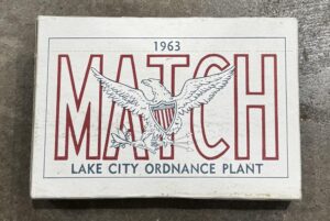 Lakecity 30-06 173gr. Match white box Marked 1963