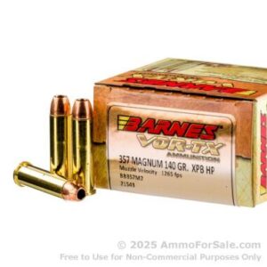 Barnes VOR-TX .357 Magnum Ammunition 20 Rounds XPB JHP 140 Grain - (BB357M2)