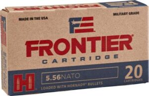 Frontier Cartridge Military Grade 5.56x45mm NATO Ammo 55 Grain Hornady Full Metal Jacket