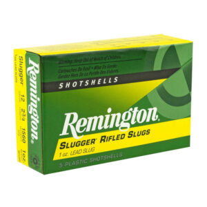 Remington Slugger 12 Gauge Ammo 2 3/4" 1 oz. Rifled Lead Slug 5/bx - SP12RS