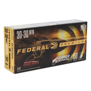 Federal Premium Hammer Down 30-30 Winchester Ammo 150 Grain Bonded Soft Point 20/bx - LG30301