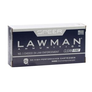 Speer Lawman CleanFire 357 SIG Ammo 125 Grain Total Metal Jacket (TMJ) 50/bx - 54232