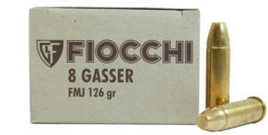 Fiocchi 8 Gasser 126gr FMJ 50rnd