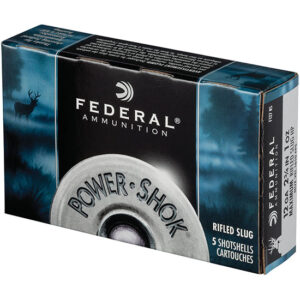 FED POWER-SHOK SLUG 12GA 2.75 1.25OZ HP 5/50