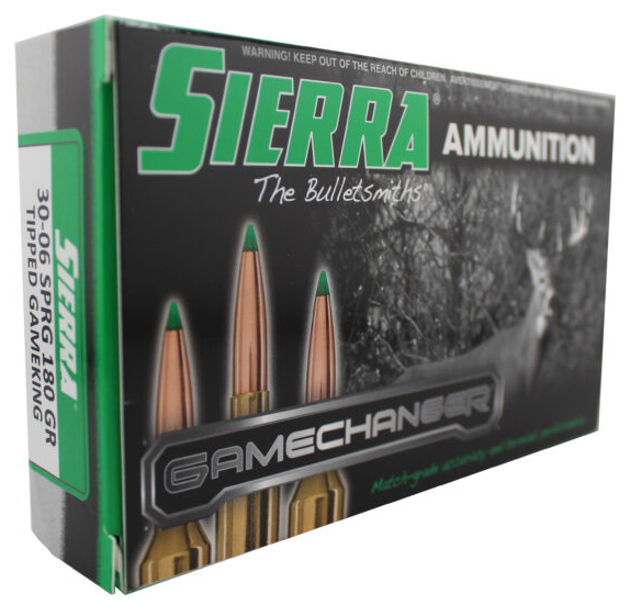Sierra GameChanger 30-06 180gr Tipped GameKing ammunition box