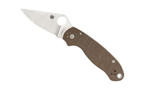 SPYDERCO PARA 3 CRU WEAR BRN MCRTA