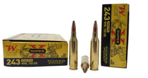 Winchester 243 Win Ammunition Super-X 100 Year Edition X243100 100 Grain Power-Point 20 Rounds