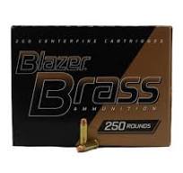 Blazer Brass Handgun Ammo Bulk Pack, .38 Special, 125-gr, FMJ, 250 Rounds