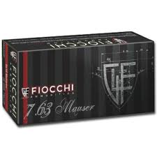 Fiocchi 7.63 Mauser 88gr FMJ (7.63x25mm) 50/bx