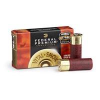 Federal Premium Vital-Shok 12 Gauge Ammo 2 3/4" 1 oz Hollow Point TruBall Rifled Slug Shot 5/bx - PB127 RS 1600 FPS