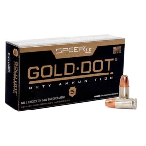 CCI Gold Dot 9mm 115gr GDHP handgun ammunition 50rd box