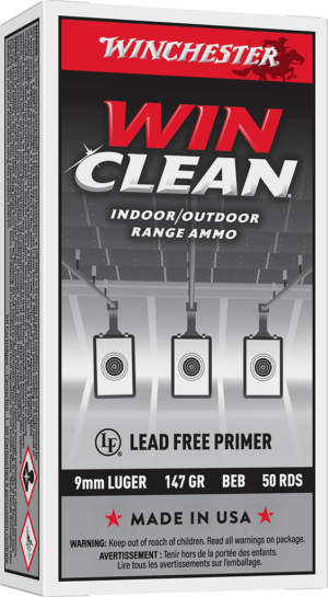 WINCHESTER 9 MM SUPER-X TARGET WINCLEAN 147 GR 50 RD/BX 10 BX/CS