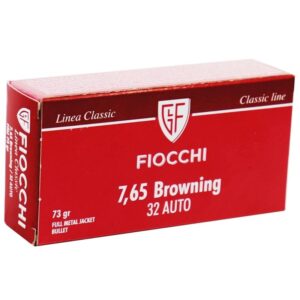 Fiocchi Shooting Dynamics 32 ACP AUTO Ammo 73 Grain Full Metal Jacket 50/bx - 32AP