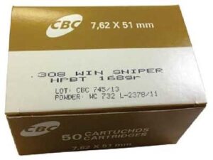 Magtech 308win Sniper 168gr HPBT  - 50 Rounds (7.62x51) - MT308D