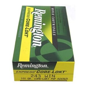 Remington Express 243 Winchester Ammo 100 Grain Pointed Soft Point 20/bx - R243W3