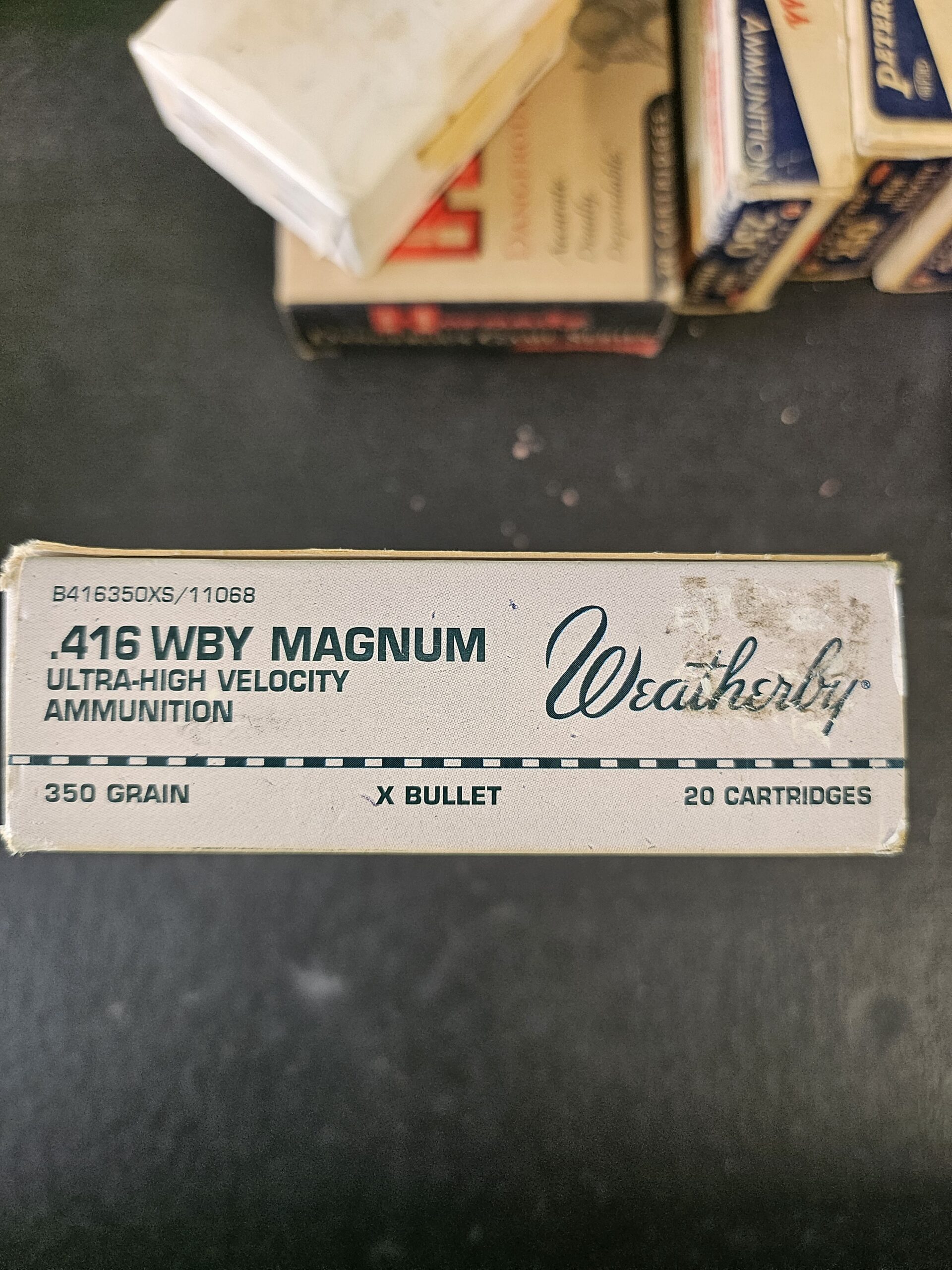 Weatherby 416 WBY Mag 350gr X bullet B416350xs
