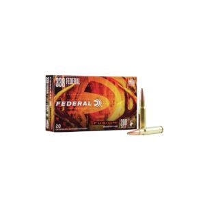 Federal Fusion 338 Federal Ammo 200 Grain Spitzer Boat Tail 20/bx - F338FFS2