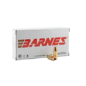 Barnes BAR DEFENSE 9mm 124gr Sierra Jacketed Hollow Point ammunition 50-count box