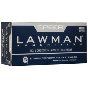 CCI Ammunition Speer Lawman Clean-Fire .38 Spl(+P) 158gr TMJ 50-count box