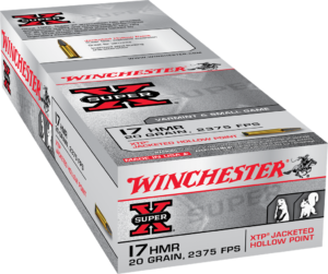 WINCHESTER SUPER X 17HMR 20G XTP JHP 50RD BX 1000RD CASE
