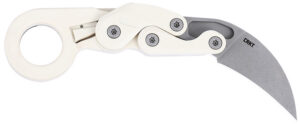 CRKT 4041S Provoke 2.47" Folding Karambit Plain Stonewashed AUS-8A SS Blade, Grivory Handle