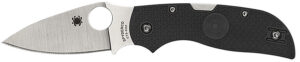 Spyderco C152PGY Chaparral Lightweight 2.80" Folding Drop Point Plain Gray Satin CTS XHP Steel Blade 3.60" FRN Handle