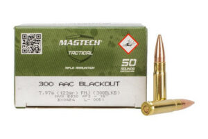 Magtech 300 AAC Blackout Ammo 123 Grain Full Metal Jacket 50/bx - 300BLKB