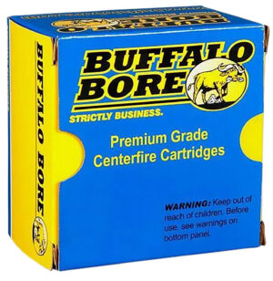 Buffalo Bore Ammunition 13B20 Heavy Strictly Business 480Ruger 370gr Lead Flat Nose 20 Per Box/12 Case